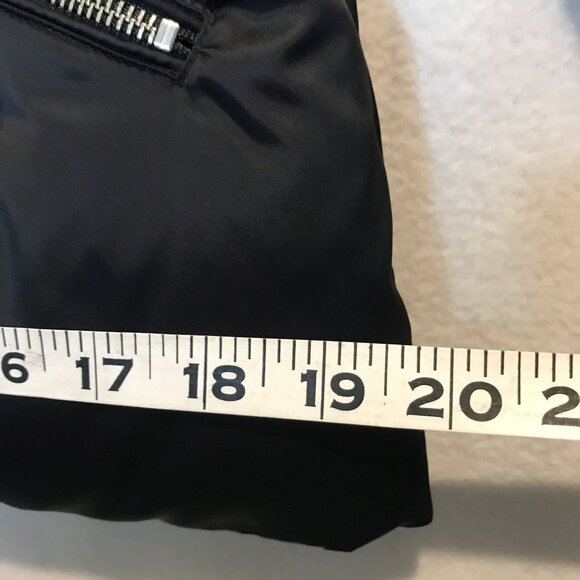 Andrew Marc Womens M Black Down Puffer Coat Stretch Jacket Short - Picture 10 of 13